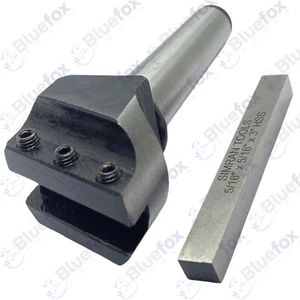 Fly Cutter MT2 Shank 2MT M10 x 1.5 DB Thread 38 mm Head Dia + 5/16 Inch HSS Bit - Foto 1 di 5
