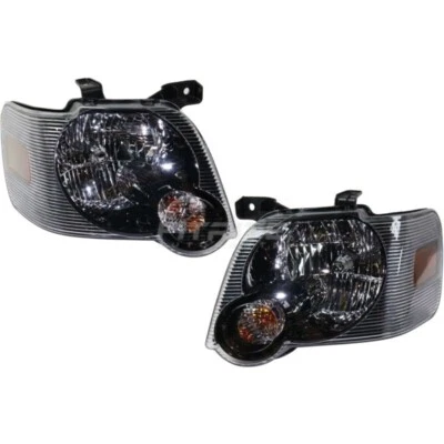 New Left and Right Side Halogen Head Lamp Assembly Fits Ford Explorer 2006-2010 - Image 1 of 4