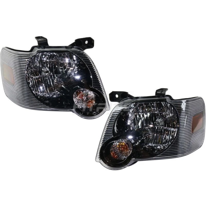 New Left and Right Side Halogen Head Lamp Assembly Fits Ford Explorer 2006-2010 - Image 1 of 4