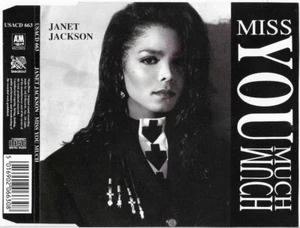 Janet Jackson - Miss You Much (3-Track CD Single 1989) - Picture 1 of 2