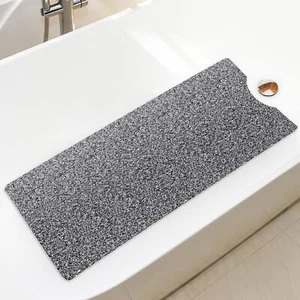 Bathtub Mat Non Slip Shower Mat Soft PVC Loofah Bath Tub Mats with Drain for ... - Picture 1 of 7