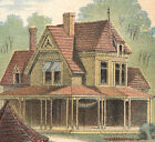 C T Raynolds And Co House And Villa Paints Trade Card Large Victorian Home Z900