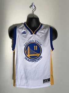 ADIDAS NBA Golden State Warriors Klay Thompson #11 White Jersey Youth Medium - Picture 1 of 6