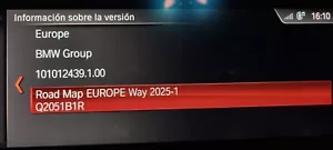 ORIGINAL GENUINE BMW ROAD MAP EUROPE WAY 2025-1 + LIFETIME FSC CODE + LINK - Picture 1 of 2