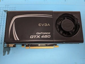 EVGA GeForce GTX 460 (01G-P3-1460-P6) 1GB GDDR5 SDRAM PCI-E x16 Graphics adapter - Picture 1 of 3
