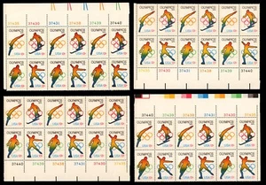 US 1976 # 1695-1698 Olympics MNH JUMBO Plate Blocks (48 Stamps) - Picture 1 of 1
