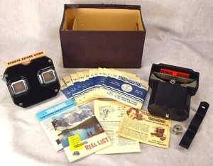 ViewMaster View Master Viewer con accesorio de luz y carretes, ¡bonito y funciona! - Imagen 1 de 17