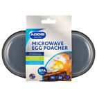 Addis Microwave Non-Stick Egg Poacher Stain-Resistant Egg Poacher With Lid