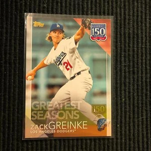 2019 TOPPS 1 #150-139 ZACK GREINKE *150TH ANNIVERSARY #18/150* DODGERS - Picture 1 of 1