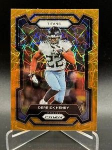 2023 Panini Prizm Football Derrick Henry Orange Lazer Prizm Tennessee Titans SP - Picture 1 of 1
