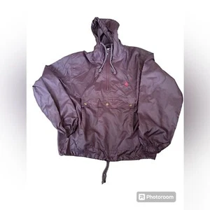 Vintage Izod purple Anorak windbreaker jacket packable pullover Small y2k 90’s - Picture 1 of 7