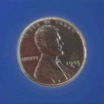 1943-S LINCOLN STEEL Penny Repunch Filled (S) Over (D) VF See Pictures - Image 1 of 4