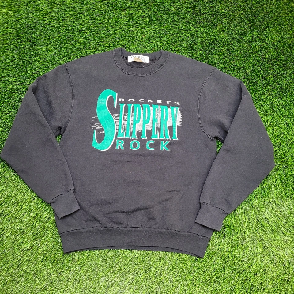 Sudadera Rock Resbaladiza Años 80 De Colección Para Mujer L 20x25 Rockets Foto 1 de 4