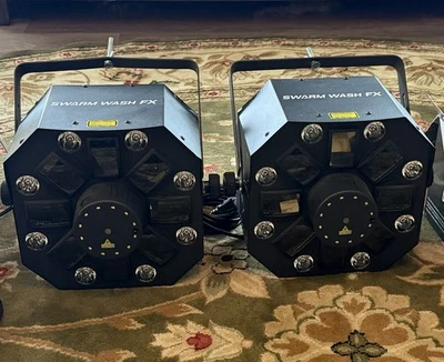 PAIR OF  CHAUVET DJ Swarm Wash FX Multi-Effect light🔥🔥🔥🔥🔥 (2) - Image 1 of 4