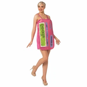 Beeper Pink Pager Bleeper 90s Device Funny Womens Costume Dress 4-10 - Picture 1 of 4