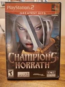 Champions of Norrath Sony PlayStation 2, PS2 2004 Greatest Hits No Manual - Picture 1 of 3