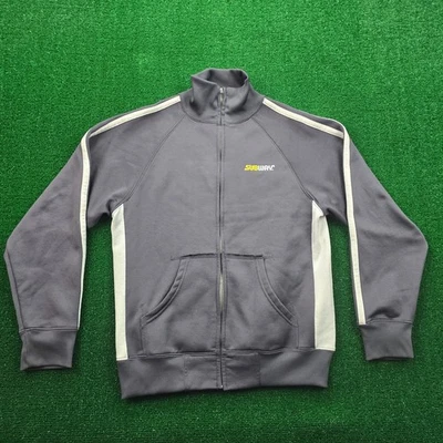 Chaqueta de empleado Subway para hombre pequeña gris cremallera completa polar uniforme ropa de trabajo Foto 1 de 4