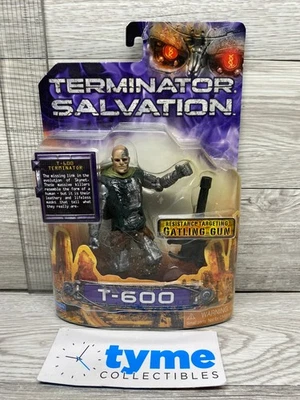 Figura Playmates Terminator Salvation T-600 Terminator 2009 5" desgaste de estante Foto 1 de 3