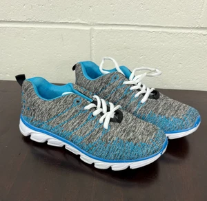 Scarpe stringate Gravasphere taglia 6 donna grigio acqua sneakers soletta memory foam - Foto 1 di 8