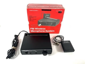 Vintage Realistic FM Wireless Microphone System Radio Shack  32-1221 Tested - Picture 1 of 6