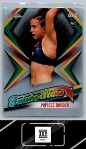 2019 Topps Chrome UFC #FS-MB Maycee Barber Future Stars - Picture 1 of 2