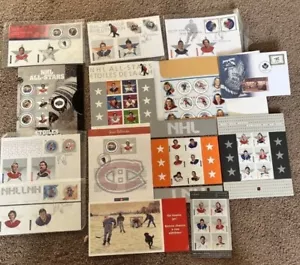 Canada Post NHL All-Stars Massive Stamp Lot Various Years - Picture 1 of 1