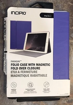 Incipio Faraday Folio Case Fits Apple iPad Air 2 Magnetic Closure - Image 1 of 4