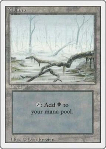 Magic The Gathering MTG SWAMP (A) Revised NM Near Mint - Picture 1 of 1