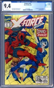 X-Force #11 CGC 9.4 Marvel 1992 Primera aparición del dominó "real" Deadpool - Imagen 1 de 1