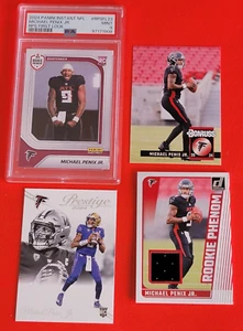 Tarjeta de novato Michael Penix #d INSTANTÁNEA PSA COMO NUEVA 9 RC JERSEY + PRESTIGIO RC + DONRUSS - Imagen 1 de 10