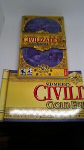 Sid Meiers Civilization III 3 Gold Edition PC 2003 ATARI Interactivo SOLAMENTE manual