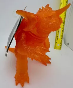 Modellino 2001 Movie Monster 6" arancione chiaro GMK Baragon 2002 CON ETICHETTA giocattolo Godzilla - Foto 1 di 5