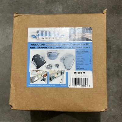 Kit de conector de muelle de aluminio modular Shoreline Marine - Kit completo; ¡Nuevo en caja! Foto 1 de 4