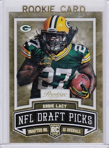 EDDIE LACY ROOKIE CARD Green Bay 2013 Prestige NFL DRAFT PICKS RC Foil Packers! - Bild 1 von 2