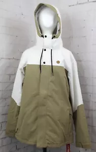 Volcom Bolt Insulated Snowboard Jacket, Women's XL Extra Large, Dark Khaki New - Picture 1 of 6