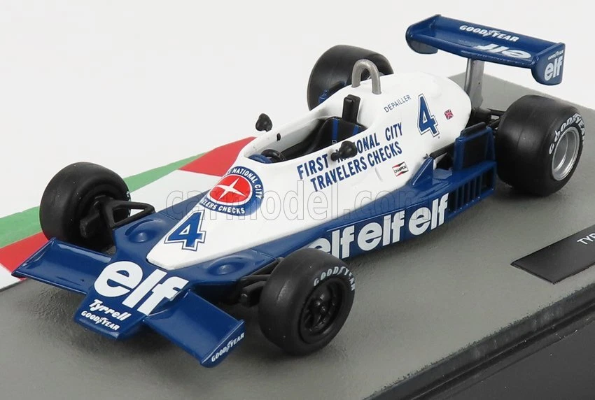 MODELLINO AUTO STATICO DIECAST TYRRELL F1 008 #4 1978 PATRICK DEPAILLER 1/43 - Immagine 1 di 4