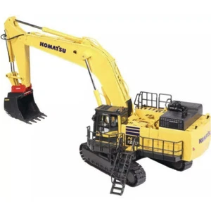 NZG 1:50 9992 KOMATSU PC 1250-11 EXCAVATOR W/ LEHNHOFF QUICKCOUPLER + EQUIPMENT - Picture 1 of 3