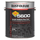 Rust-Oleum 251289 1 Gal Floor Paint, High Gloss Finish, White, Water Base