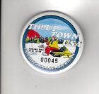 2001 Tip-Up-Town Badge Pin Pinback (Low #45) - Michigan Deer Bear Fishing Patch