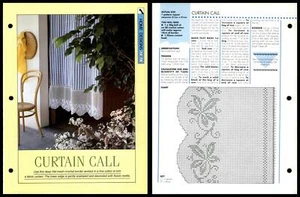 Curtain Call - Border - Creative Needles - Crochet Cotton - Crochet Pattern - Picture 1 of 1