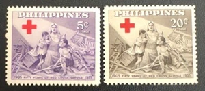 Philippines Stamps #627-628 MNH OG Nurse and Disaster Victims - Picture 1 of 2