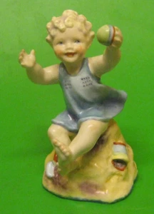 Vintage Royal Worcester Figur Sunday Child Boy 3256 mit Datumscode 1952 - Bild 1 von 6