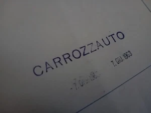 AUTOCARRO OM TITANO DISEGNO CARROZZAUTO UFFICIALE 90X78 1963 CARRO ATTREZZI - Imagen 1 de 5