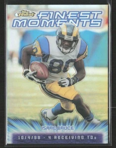 Isaac Bruce 2000 Finest #FM8 Finest Moments Refractors St. Louis Rams - Picture 1 of 2