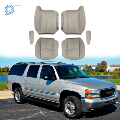 Seat Cover Tan For 2003-2006 Chevrolet Tahoe GMC Yukoe Left Right Bottom Back - Image 1 of 4