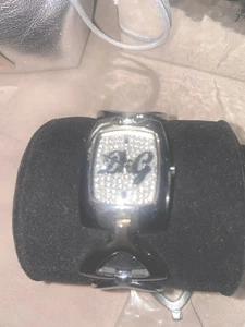 D&G Time Women's Watch With Clear Stones Strap Silver Tone Stainless Steel - Picture 1 of 5