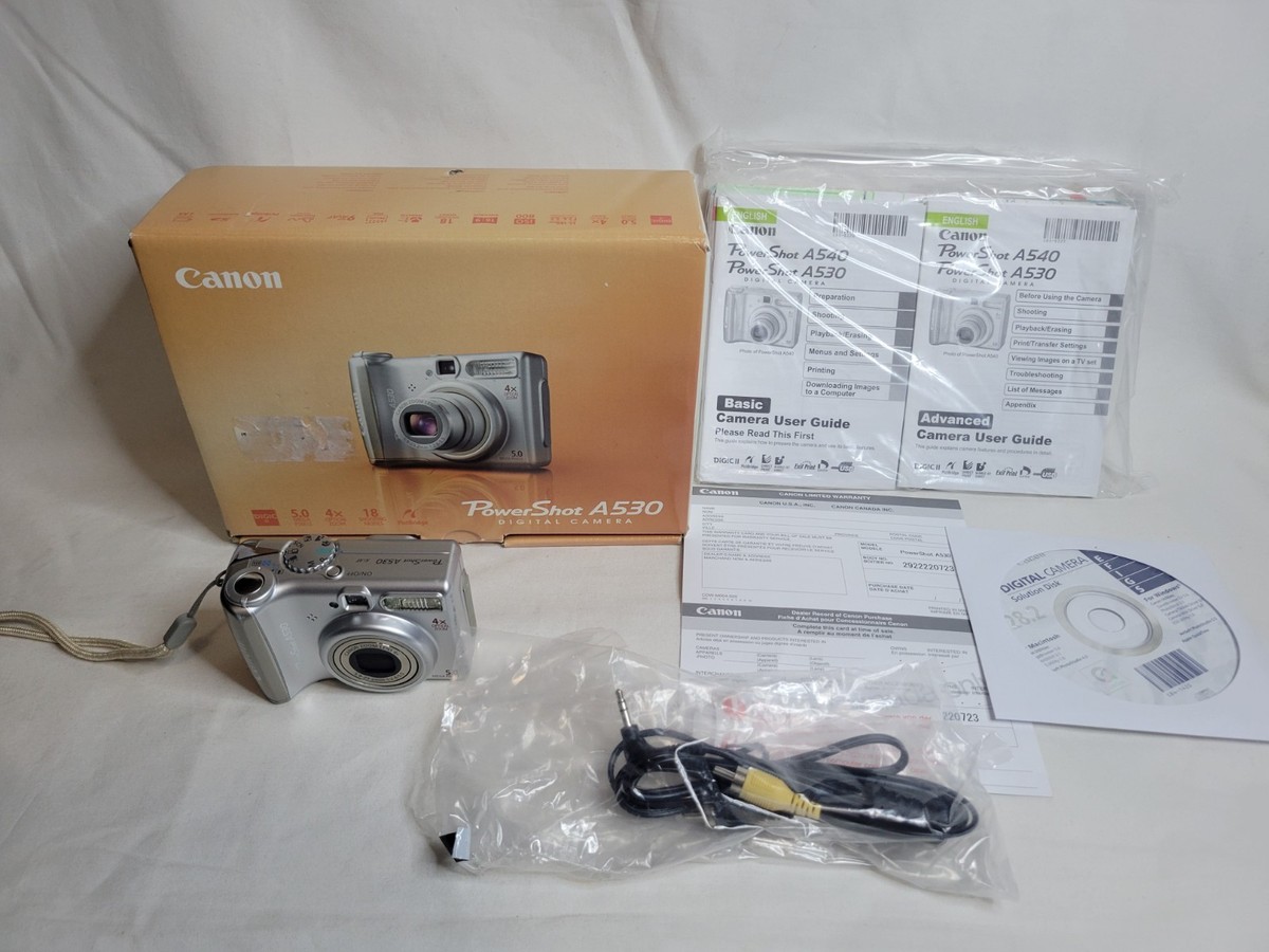 Canon PowerShot A530 Digital Cameras with Histogram Display Canon PowerShot A530 Digital Cameras with Histogram Display