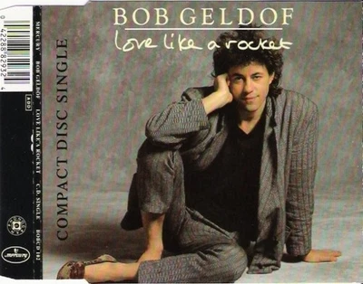 BOB GELDOF Love Like A Rocket CD single OOP 1986 UK Mercury B-sides remix - Image 1 of 2