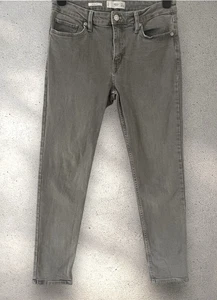 Mango MNG Sculpt Grey Jeans Size 12 - Picture 1 of 6