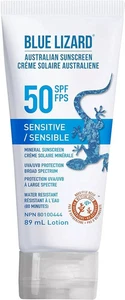 Loción sensible protector solar mineral Blue Lizard, FPS 50, 89 ml STOCK FRESCO - Imagen 1 de 6